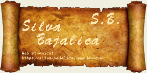 Silva Bajalica vizit kartica